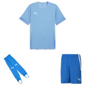 Puma Trikotsatz Herren Damen 3-teilig Fussballshort Torwart Stegstutzen Core Stirrup
