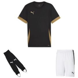 Puma Trikotsatz Kinder 3-teilig Fussballshort Torwart Stegstutzen Core Stirrup