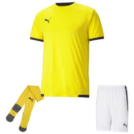 Puma Trikotsatz Team Liga Herren Damen 3-teilig Fussball Trikot Fussballshort Core Sockenstutzen