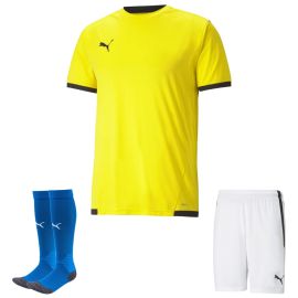 Puma Trikotsatz Team Liga Herren Damen 3-teilig Fussball Trikot Fussballshort Fussballsocken