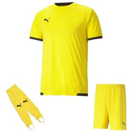 Puma Trikotsatz Team Liga Herren Damen 3-teilig Fussball Trikot Fussballshort Torwart Stegstutzen Core Stirrup