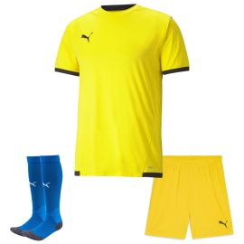 Puma Trikotsatz Team Liga Herren Damen 3-teilig Fussball Trikot Shorts Fussballsocken