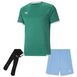 Puma Trikotsatz Team Liga Kinder 3-teilig Fussball Trikot Shorts Sockenstutzen