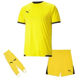 Puma Trikotsatz Team Liga Herren Damen 3-teilig Fussball Trikot Shorts Torwart Stegstutzen Core Stirrup