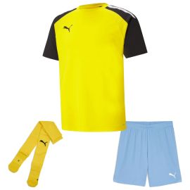 Puma Trikotsatz Team Pacer Kinder 3-teilig Fussball Trikot Shorts Sockenstutzen