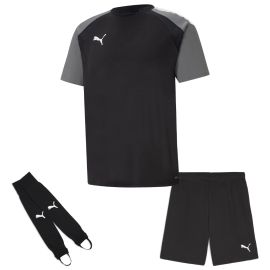 Puma Trikotsatz Team Pacer Herren Damen 3-teilig Fussball Trikot Shorts Torwart Stegstutzen Core Stirrup