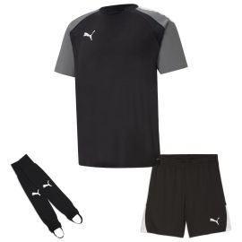 Puma Trikotsatz Team Pacer Herren Damen 3-teilig Fussball Trikot Shorts Torwart Stegstutzen Core Stirrup