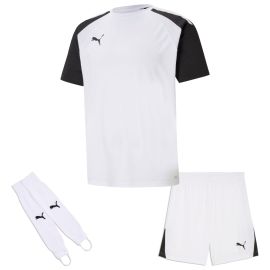 Puma Trikotsatz Team Pacer Herren Damen 3-teilig Fussball Trikot Shorts Torwart Stegstutzen Core Stirrup