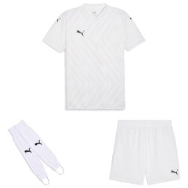Puma Trikotsatz teamGLORY Herren Damen 3-teilig Fussball Trikot Short Torwart Stegstutzen Core Stirrup