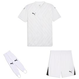 Puma Trikotsatz teamGLORY Herren Damen 3-teilig Fussball Trikot Shorts Torwart Stegstutzen Core Stirrup