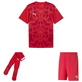 Puma Trikotsatz teamULTIMATE Kinder 3-teilig Fussball Trikot Fussballshort Sockenstutzen