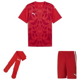 Puma Trikotsatz teamULTIMATE Kinder 3-teilig Fussball Trikot Fussballshort Sockenstutzen