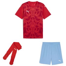 Puma Trikotsatz teamULTIMATE Kinder 3-teilig Fussball Trikot Shorts Sockenstutzen