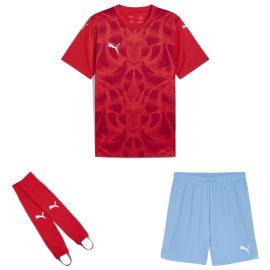 Puma Trikotsatz teamULTIMATE Kinder 3-teilig Fussball Trikot Shorts Torwart Stegstutzen Core Stirrup