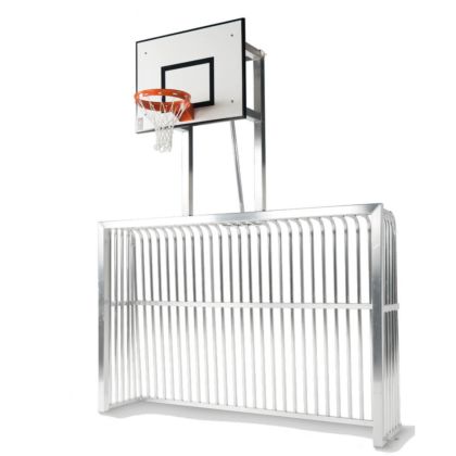 Haspo Bolzplatztor mit Basketballaufsatz