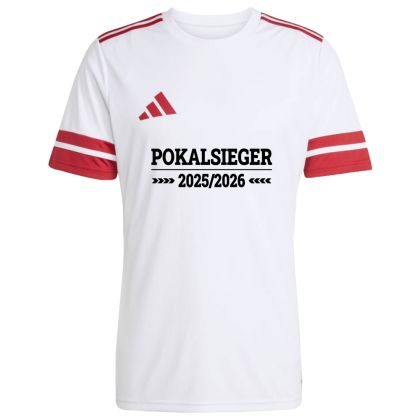 adidas Squadra 25 Pokalsiegershirt Schriftzug 2025/2026