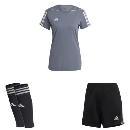 adidas Tiro 23 League Trikotsatz Damen 3 teilig Fussball Trikot Short Sockenstutzen