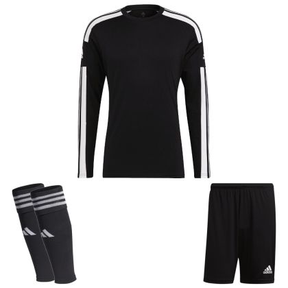 adidas Trikotsatz langarm Squadra 21 Herren Damen 3 teilig Trikot Langarm Shorts Sockenstutzen