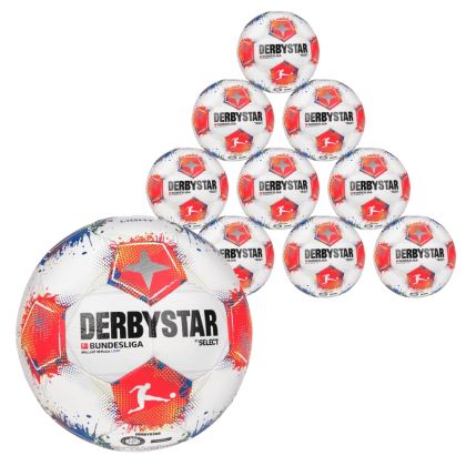 Derbystar 10er Ballpaket Bundesliga Brillant Replica Light v25
