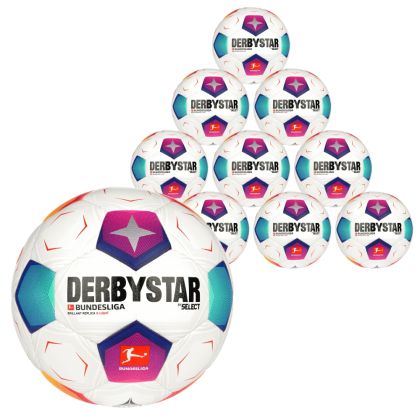 Derbystar 10er Jugend Ballpaket Bundesliga 2023/2024 Brillant Replica S Light