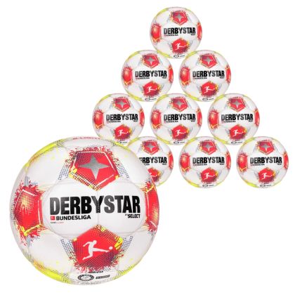 Derbystar 10er Jugend Ballpaket Bundesliga Club S Light v25