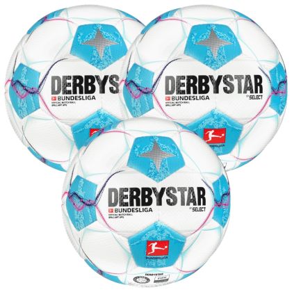Derbystar 3er Bundesligaball Ballpaket Bundesliga Brilliant APS v24
