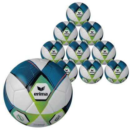 Erima 10er Ballpaket Hybrid Training 2.0