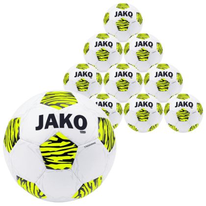 Jako 10er Jugend Ballpaket Animal weiß/gelb/schwarz