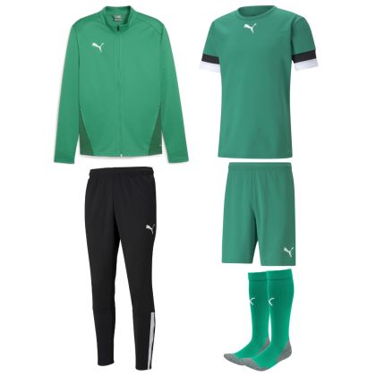 Puma teamGoal Fussball Jacken Set