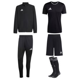 adidas Entrada 26 Fussball Jacken Set Kinder 5-teilig Trainingsjacke Trainingshose Trikot Shorts Sockenstutzen