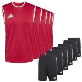 adidas Entrada 26 Fussball Shirt Satz Kinder 2-teilig Tanktop Trainingsshort