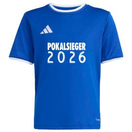 adidas Entrada 26 Pokalsiegershirt Schriftzug Herren Damen Trikot