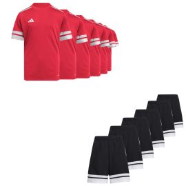 adidas Squadra 25 Fussball Shirt Satz Kinder 2-teilig Fußball Trikot Shorts