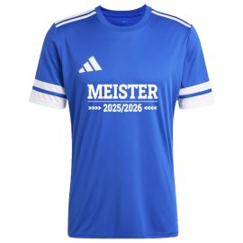 adidas Squadra 25 Meistershirt Schriftzug 2025/2026 Herren Damen Fußball Trikot