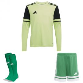 adidas Squadra 25 Torwarttrikotset Kinder 3-teilig Torwarttrikot Shorts Sockenstutzen