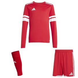 adidas Squadra 25 Trikotsatz langarm Herren Damen 3-teilig Langarm Fußball Trikot Match Shorts Sleeve Stutzen