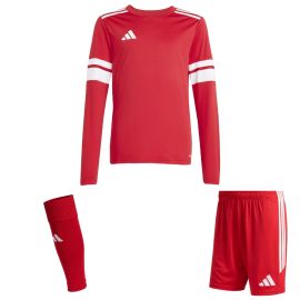 adidas Squadra 25 Trikotsatz langarm Herren Damen 3-teilig Langarm Fußball Trikot Shorts Sleeve Stutzen