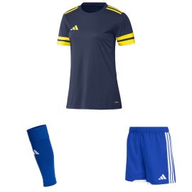 adidas Squadra 25 Trikotsatz Damen 3-teilig Fußball Trikot Match Shorts Sleeve Stutzen