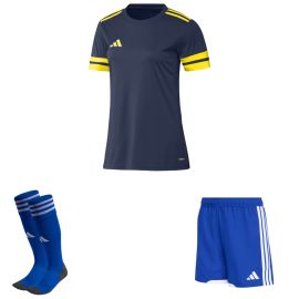 adidas Squadra 25 Trikotsatz Damen 3-teilig Fußball Trikot Match Shorts Sockenstutzen