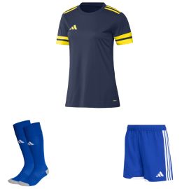 adidas Squadra 25 Trikotsatz Damen 3-teilig Fußball Trikot Match Shorts Sockenstutzen