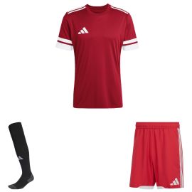 adidas Squadra 25 Trikotsatz Herren Damen 3-teilig Fußball Trikot Match Shorts Sockenstutzen