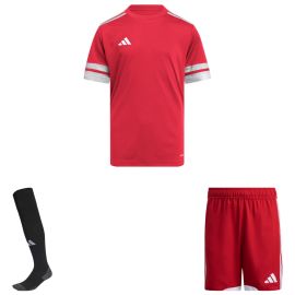 adidas Squadra 25 Trikotsatz Kinder 3-teilig Fußball Trikot Match Shorts Sockenstutzen