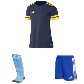 adidas Squadra 25 Trikotsatz Damen 3-teilig Fußball Trikot Match Shorts Torwart Sockenstutzen