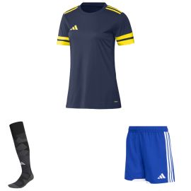 adidas Squadra 25 Trikotsatz Damen 3-teilig Fußball Trikot Match Shorts Torwart Sockenstutzen
