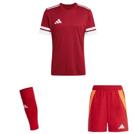 adidas Squadra 25 Trikotsatz Herren Damen 3-teilig Fußball Trikot Shorts Competition Match Sleeve Stutzen