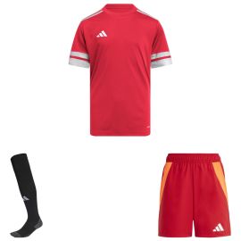 adidas Squadra 25 Trikotsatz Kinder 3-teilig Fußball Trikot Shorts Competition Match Sockenstutzen