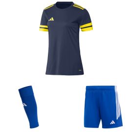adidas Squadra 25 Trikotsatz Damen 3-teilig Fußball Trikot Shorts Sleeve Stutzen