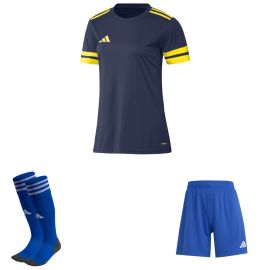 adidas Squadra 25 Trikotsatz Damen 3-teilig Fußball Trikot Shorts Sockenstutzen