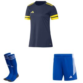 adidas Squadra 25 Trikotsatz Damen 3-teilig Fußball Trikot Shorts Sockenstutzen