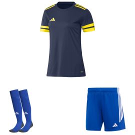 adidas Squadra 25 Trikotsatz Damen 3-teilig Fußball Trikot Shorts Sockenstutzen